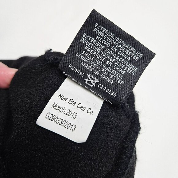 Oregon State Beavers Youth Knit Beanie Hat By New Era Black & Orange Embroidered - Picture 4 of 5